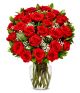 24 Red Roses in a Vase