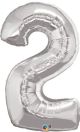 Number 2 Foil Balloon