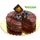 Vegan Chocolate Blueberry Quinoa Cake