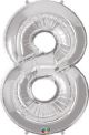 Number 8 Foil Balloon