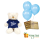 Thinking Of You Teddy, Belgian Chocs & Balloons