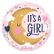 It's A Girl Helium Foil Balloon