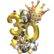 ANY AGE  Royal Balloon Arrangement 