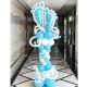 Welcome Baby Boy Balloon Pillar