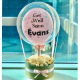 Get Well Personalized Balloon & Ferrero