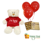 I'm Sorry Teddy, Belgian Chocs & Balloons