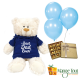 Best Dad Teddy, Belgian Chocs & Balloons