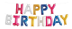 HAPPY BIRTHDAY foil balloon Banner