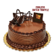 Eggless Dutch Truffle Cake