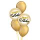 Happy Birthday Golden Arrangement 