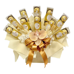 Golden Ferrero Bouquet