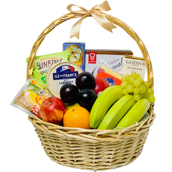 Gourmet Fruit, Cheese, Choco Hamper